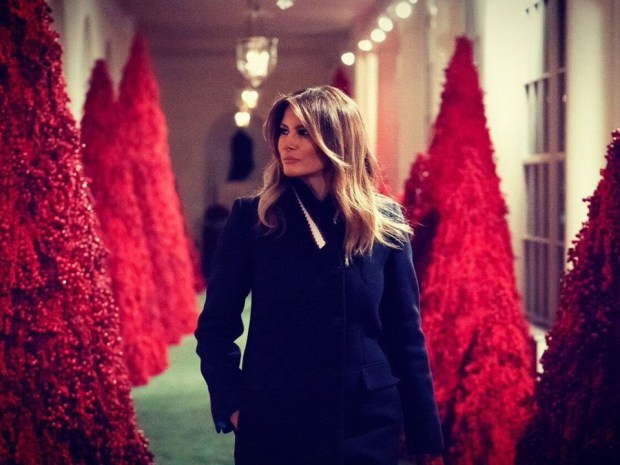red tree melania